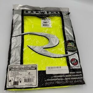 Radwear High Visibility Long Sleeve Shirt‎ Work Wear Safety Size XL Long sleeve